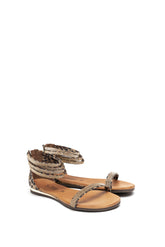 Via Brera 53807 Sandalo Leopard Strass Oro